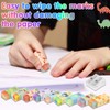 9pcs Plastic Rubber Erasers, Cute Fruit Eraser, Cube Dinosaur Erasers,