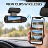 1080P Dual Camera Car Dash Cam with 64GB SD Card