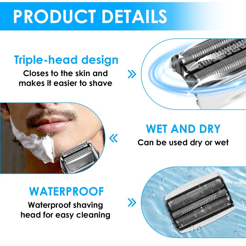 Shaving Head for Braun Series 7 S7 Replacement Head 70S
