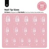 Beetles Tipex Instant Apex Nail Tips Oval–Pre-Building & Pre-Etched Strong
