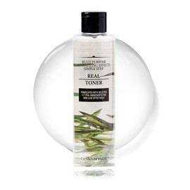 CELLEANSER Real Toner-Facial Toner with Tea Tree Extract for Soothing, Clarifying and Hydrating Skin, Alcohol-Free, Vegan, 6.76 oz