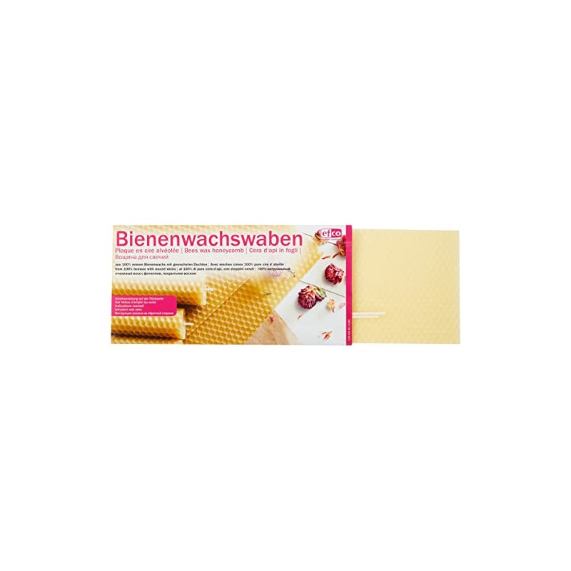 Efco Bees Wax Honeycomb 2 Sheet + 2 Wicks 30