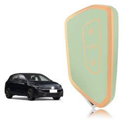 TOOMUME Key Cover, Car Key Case, Fits Cupra, Born Formentor, for VW, Volkswagen Golf 8, MK8, Seat Leon, MK4, Ateca, Tarraco, Skoda Octavia 8, Key Cover Protection, Key Housing, Smart Key