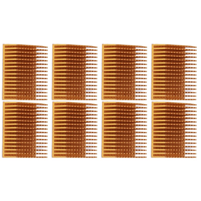 8Pcs Cooling Fins Aluminum Alloy Power Radiator Slotted Heatsink for