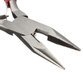 MEETOZ 5pcs Pliers Tool Kit for Jewelry Making Tools, Long Round Bent Nose, Diagonal & End Cutting Pliers