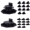 PHLKJL 24Pack Adjustable Plastic Pedestal Paver,Floor Slate Support Floor Lift,Deck