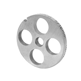 WolfCut INOX Perforated Disc with 16.0 mm Holes - Compatible with All Standard Meat Grinders Size 5 - E.g.: Bosch MUM4/MUM5 - Alexanderwerk Size 5 - Jupiter Size 5 and Many More