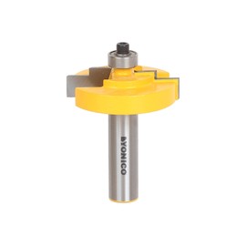 Yonico 18128 1/8-Inch Glass Stepped Rabbet Router Bit 1/2-Inch Shank