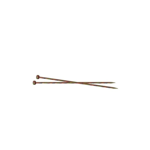 KnitPro KP20224 35 cm x 8 mm Symfonie Single Pointed Needles, Multi-Color