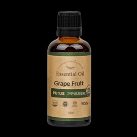 Pure Organic Grapefruit Essential Oil 50ml/Oil Massage/Massage/Shower/Body/Skin/Moisturizing/Stretch Marks/Bed/Legs / 퓨어스 오가닉 그레이프프루트 에센셜 오일 50ml/오일마사지/마사지/샤워/바디/피부/보습/튼살/베드/다리