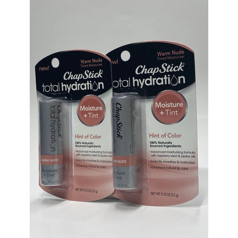 ChapStick Total Hydration Moisture Hint Of Tint Lip Balm Warm