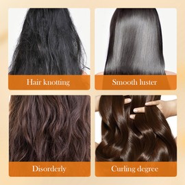 Arganöl Haarpflege gegen Frizz, Argan Oil of Morocco Hair Mask, Tiefenreparatur Haarspülung, Verbessert Trockenes Haar, Macht es Geschmeidig und Glänzend, Für alle Haartypen Geeignet