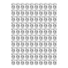 100Pcs Silver Car Tire Studs Anti Slip Stable Wear Proof