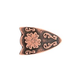 Stecksstore Dual Cactus Belt Buckle Tip Antique Copper Plate 3/4" 3426-10