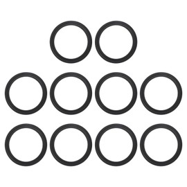 PATIKIL 10pcs Tri-Clamp Gaskets 77.5mm OD 60.2mm Inner Diameter Sanitary TC Tri-Clamp Gasket Tri Pipe Rubber Sleeve Washer Pipe Fittings