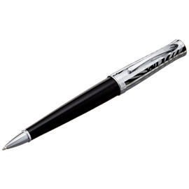 Cross Sauvage Onyx Lacquer and Zebra Pattern Ball Pen - Black
