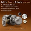 Copper Creek Colonial Passage Interior Door Knob – ANSI Grade-3