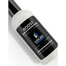 Lucas Fragrance Lab "Boost" - Iso E Super - Javanol - Ambroxan - Extrait de Parfum - 3.4oz/100ml