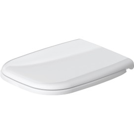 Duravit 0067390000 D-Code Toilet Seat and Cover, White Finish