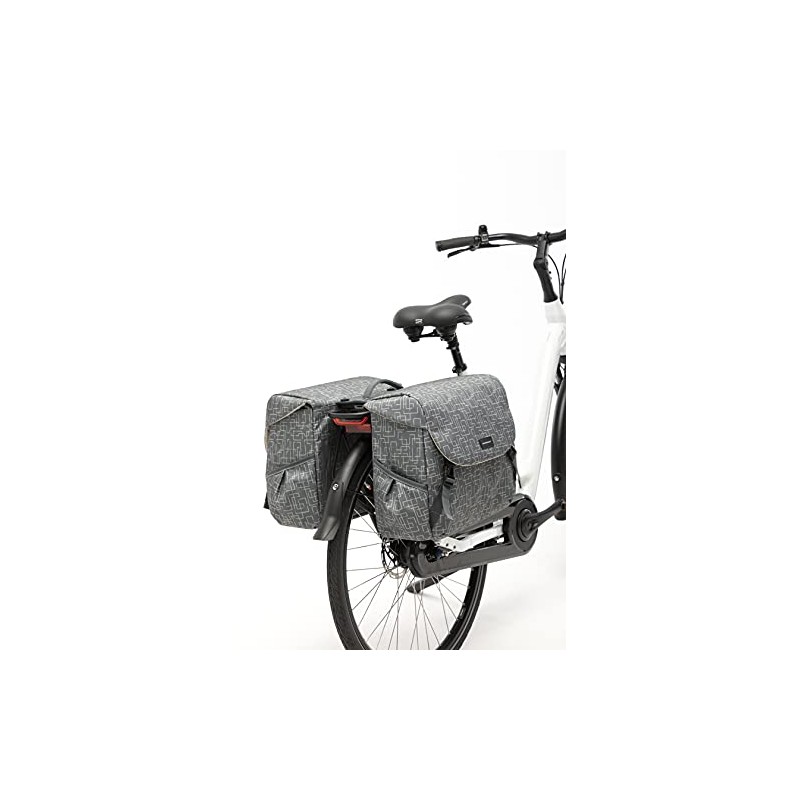 New Looxs Mondi Joy Double MIK Double Bag, Ivy Grey,