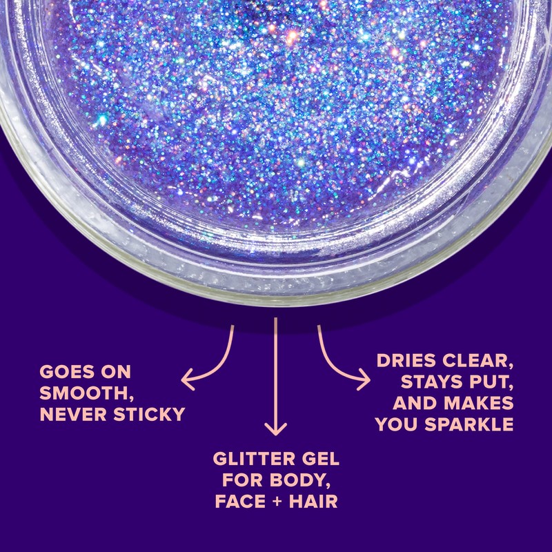 UNICORN SNOT Holographic Face Glitter & Body Glitter Gel |
