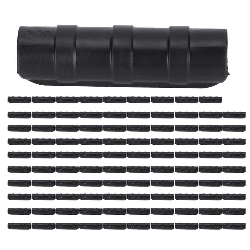 100pcs Greenhouse Frame Pipe Clip Clamp Garden Film Sunshade Net
