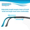 HQRP Clear Tint UV Protective Safety Goggles Glasses for Yard
