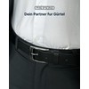 PHILIPSONS Premium Genuine Leather Belt for Men, 35 mm Wide,