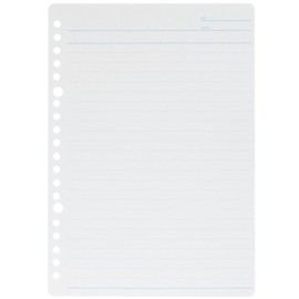 Maruman A5 Loose Leaf 0.3 inch (7 mm) Ruled, 50 Sheets L1300