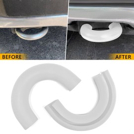 Tow Hooks Covers for Ford F150 Accessories 2004-2025,for Ford Bronco Accessories 2024 2023 2022 2021 Base Big Bend Outer Banks,for Toyota Tundra 2017 2018 2019 2020 2021 (White 2PCS)