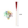 50Pcs Palm Tree Picks, 6 Colours Fireworks Cocktail Sticks Foil