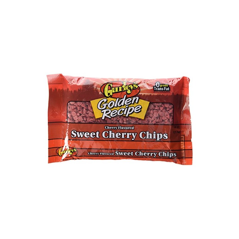 Gurley's Sweet Cherry Chips 10 oz. 2 BAGS