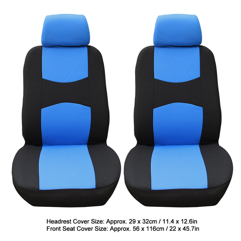 4Pcs Universal Car Front Seat Protective Cover Set Interior Decoration