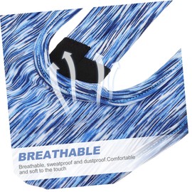 Operitacx Atmungsaktive VR Augenmaske mit Schweißschutz Waschbare Abdeckung für VR Headset Elastisches Gesichtspolster für Bequemes Kompatibel