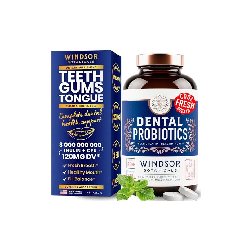 Windsor Botanicals | Probióticos Dentales para el Mal Aliento |