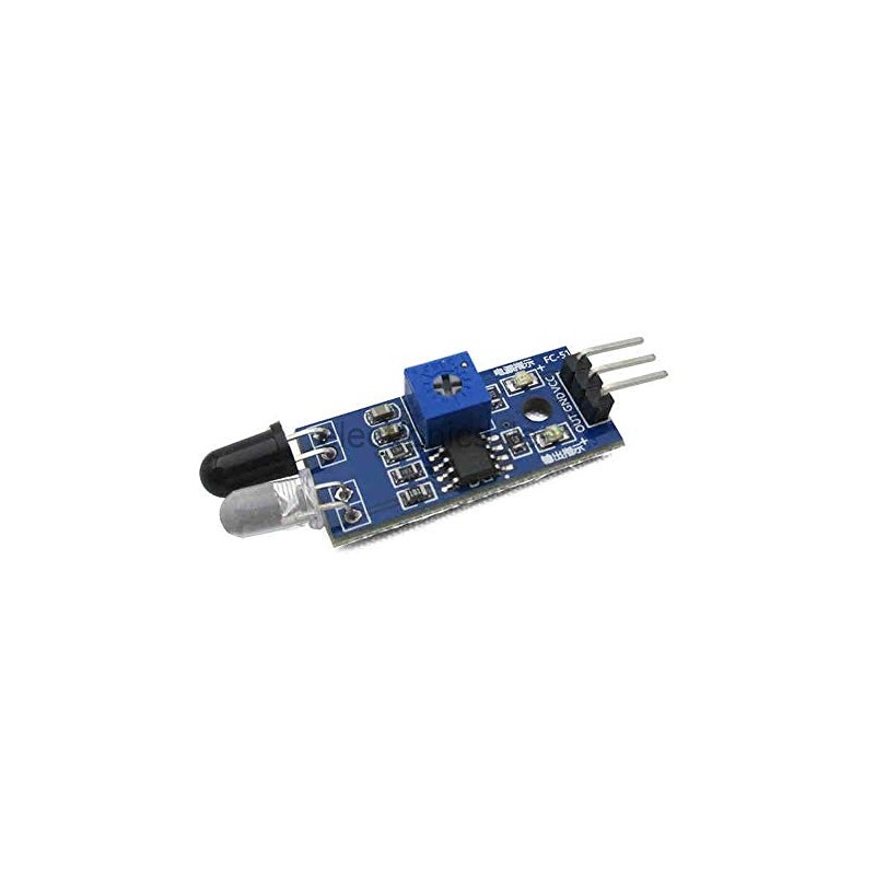4pcs Robojax IR Infrared Obstacle Avoidance Sensor Module for Arduino