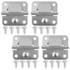 4PCS Cooler Hinge for Coleman, Stainless Steel Hinges Replacement with