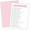 DYIRBIIY Minimalism Birthday Party Game Cards - Who Knows Her