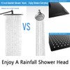 NearMoon Rain Shower Head with 11’’ Adjustable Extension Arm, Large