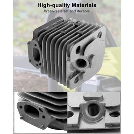 ULZOZN Cylinder Piston Repair Kit Replace 309893007 Fit for Ryobi RY3714 RY3716 RY3818 RCS3835T RCS3840T Homelite Chainsaw Model