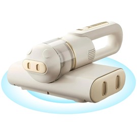 Rehomy Mattress Vacuum Cleaner 12Kpa Deep Cleaning Bed Vacuum with 253. 7nm UVC Light and 8000 Times/Min Tapping Versatile Handheld Vacuums for Bed, Sofa, Couch, Crib