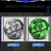 FEEL YAN Luminous Basketball, Holographic Reflective Basketball, Bright Reflective Night