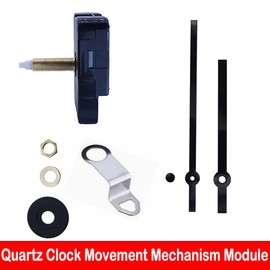 HR9865 Long Shaft Quartz Clock Movement DIY Clock Repair Kit, 31mm Quartz Clock Movement Set