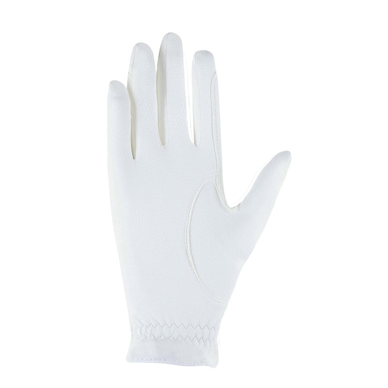 Roeckl Sports Riding Gloves Maryland, Tournament Summer Glove, White/Germany 9