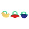 3Pcs Baby Teething Toys Lovely Fruit Shape Teeth Discomfort Relief