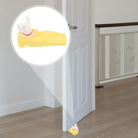 Artibetter Cartoon Cheese Mice Door Stopper Decorative Animal Doorstop Door Wedge (Random Color)