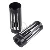 Unbranded 2" Extended Black Cut Slider Fork Covers For Harley