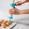 Hutzler 23pc Easy Action Cookie Press and Food Decorator Set