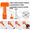 Storystore Tile Leveling System 100pcs Tile Levelers Spacers with 2mm