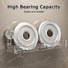 MiOYOOW Clear Shower Caddy, Heavy Duty Suction Cup Shower Shelf